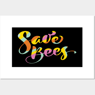 Save Bees Posters and Art